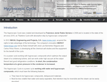 Tablet Screenshot of hygroscopiccycle.com